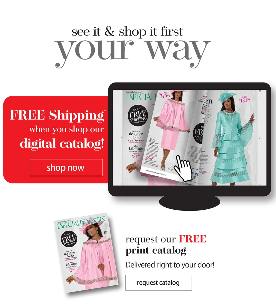 See It First & Shop It First (BUTTON: Request a FREE Catalog)